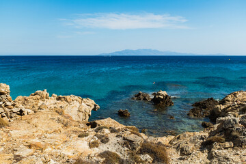 Nudist Gay Elia Beach in Mykonos, Greece