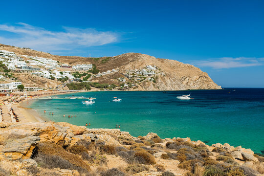 Nudist Gay Elia Beach in Mykonos, Greece