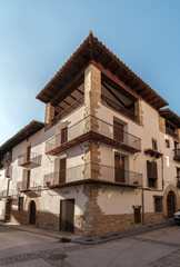 Old Spanish building classic family house traditional