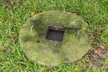 sewage treatment pond