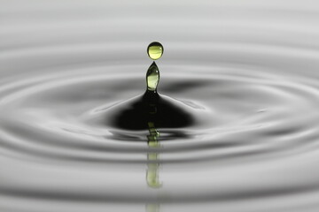 Water droplet in macro photography
