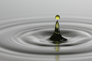 Water droplet in macro photography