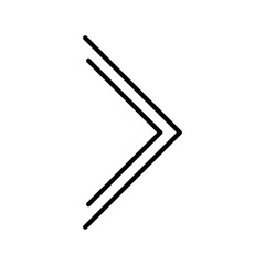 Arrow Linear Vector Icon Design