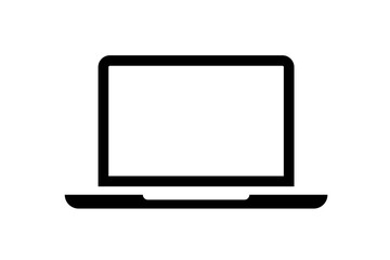 Laptop icon symbol simple design