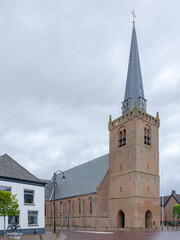 Fototapeta na wymiar Church Lexmond, Utrecht Province, The Netherlands