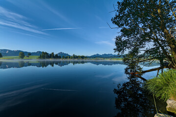 Ein Morgen an einem Allgäuer See