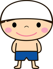 水泳をする子供