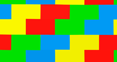 Multi colored geometric pattern