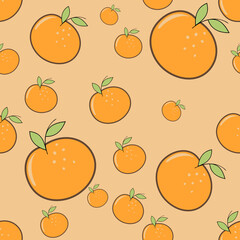 Seamless pattern with mango fruit background .Vector seamless fruit pattern background. 