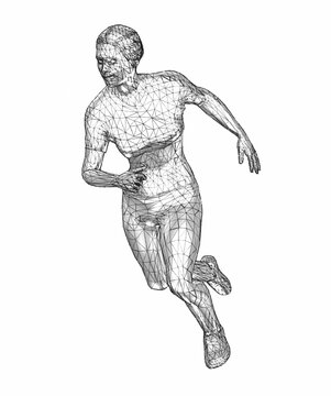 Joggerin | Scribbel - Zeichnung