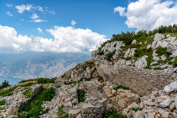Panoramablick auf die Berge (Alpen)