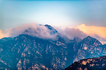 Berge in der Abendsonne