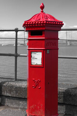 red post box