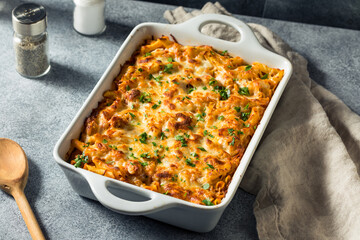 Homemade Chicago Baked Mostaccioli