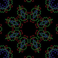 Floral pattern illustration design.