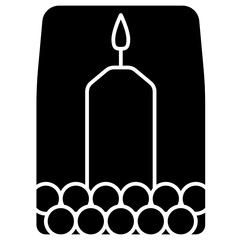 candle solid icon