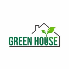 Green House Logo Vector Art, Icons, and Graphics