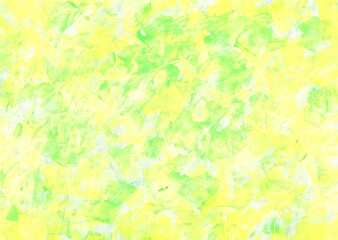 Yellow-green watercolor abstract background, artistic light delicate banner with space for text