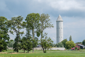 Water tower Pietje Pencil in Nieuwkoop, Zuid-Holland Province, The Netherlands