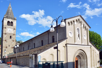Saint Vincent, Aosta Valley, Italy - The church of San Vincenzo.