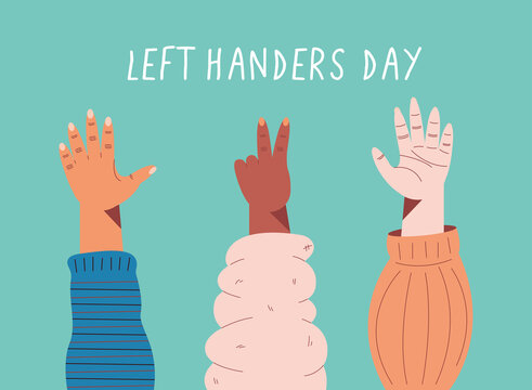 Left Handers Day Card