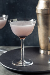 Boozy Refreshing Aviation Cocktail with Gin