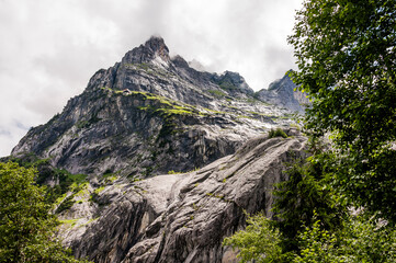 Grindelwald, Wetterhorn, Wanderweg, Grosse Scheidegg, Milchbach, Oberer Grindelwaldgletscher, Glecksteinhütte, Berglistock, Alpen, Berner Oberland, Sommer, Schweiz