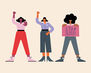 girls sexual harassment protesters