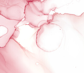 Alcoholic Ink. Oil Hand Artistic Print. Silk