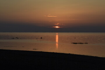 Fototapeta premium sunset on the beach
