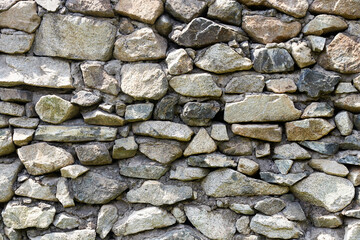 wall of an old house made of stones