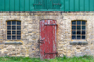 Fassade einer alten Scheune