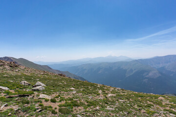 Scenic mountain scene from Mount Parnassus Colorado