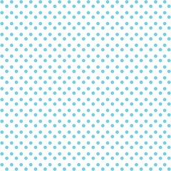 White and blue Polka Dot seamless pattern. Vector background.