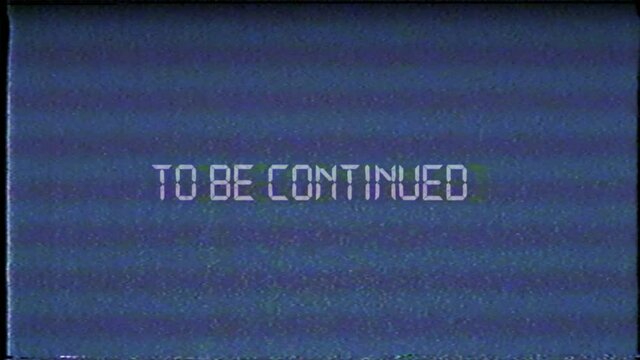 The end glitch text effect silver light shine isolated with alpha channel Quicktime Prores 444 encode. 4K 3D rendering seamless loop typography design. Video cover The End for overlay your footage.