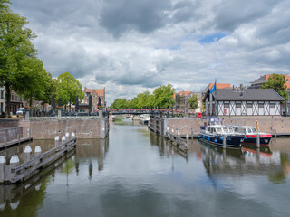 Fototapeta na wymiar Gorinchem, (Gorkum) Zuid-Holland province, The Netherlands