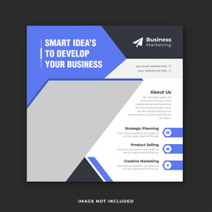Business Instagram post templates and creative corporate business social media post banner template.