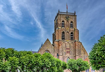 Fotobehang Geertruidskerk (1300) Geertruidenberg, Noord-Brabant province, The Netherlands © Holland-PhotostockNL