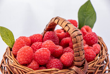 basket of raspberries