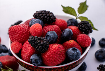 raspberries and blueberries 2021 