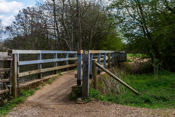 Thames path, Oxfordshire, England, UK