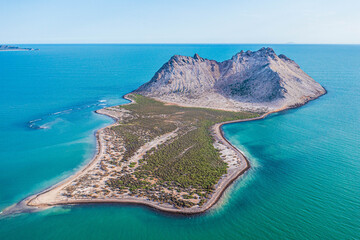 Aerial view of Island near the coast  Bay, Landscape, sea , beach ,California, Sea , California, tourist destination, land, dry land , horizon