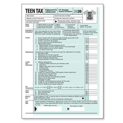Tax Form for Teens