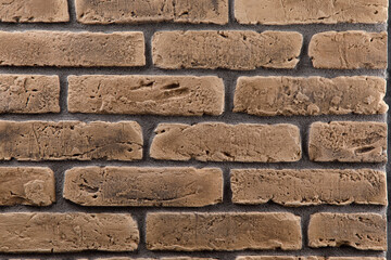 Stone and brick facades of buildings, stone and brick backgrounds and textures for designers and 3D modeling