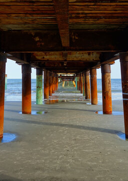 Folly Beach Pier Near Charleston South Carolina