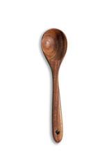 isolated wooden spoon