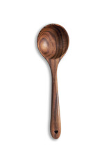 isolated wooden spoon