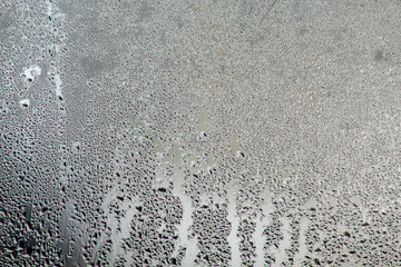 water drops on the window