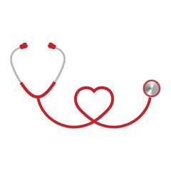 stethoscope with heart