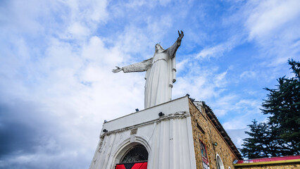 Guadalupe Church in Bogota Colombia